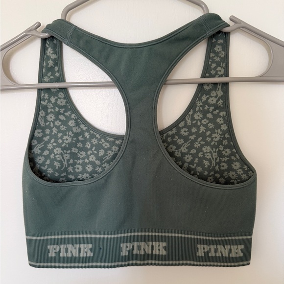 Women’s Reversible Green PINK Victoria Secret Sports Bra - Picture 2 of 4